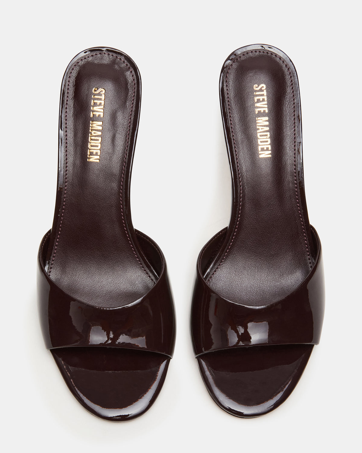 Steve Madden KENDRIX Brown Leather Women's Mule Heel