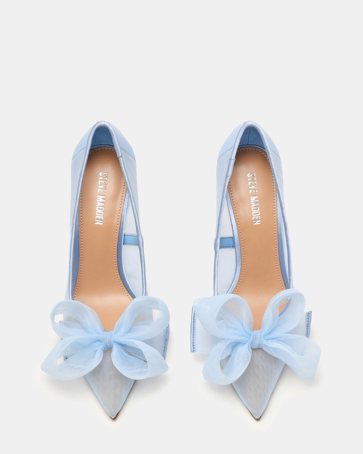Steve Madden TAFFY Blue Bow Pointed-Toe Stiletto Pump Women's Heel
