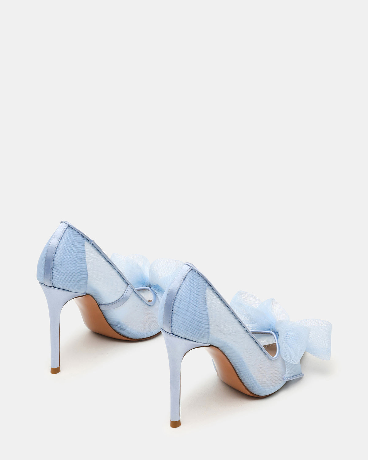 Steve Madden TAFFY Blue Bow Pointed-Toe Stiletto Pump Women's Heel