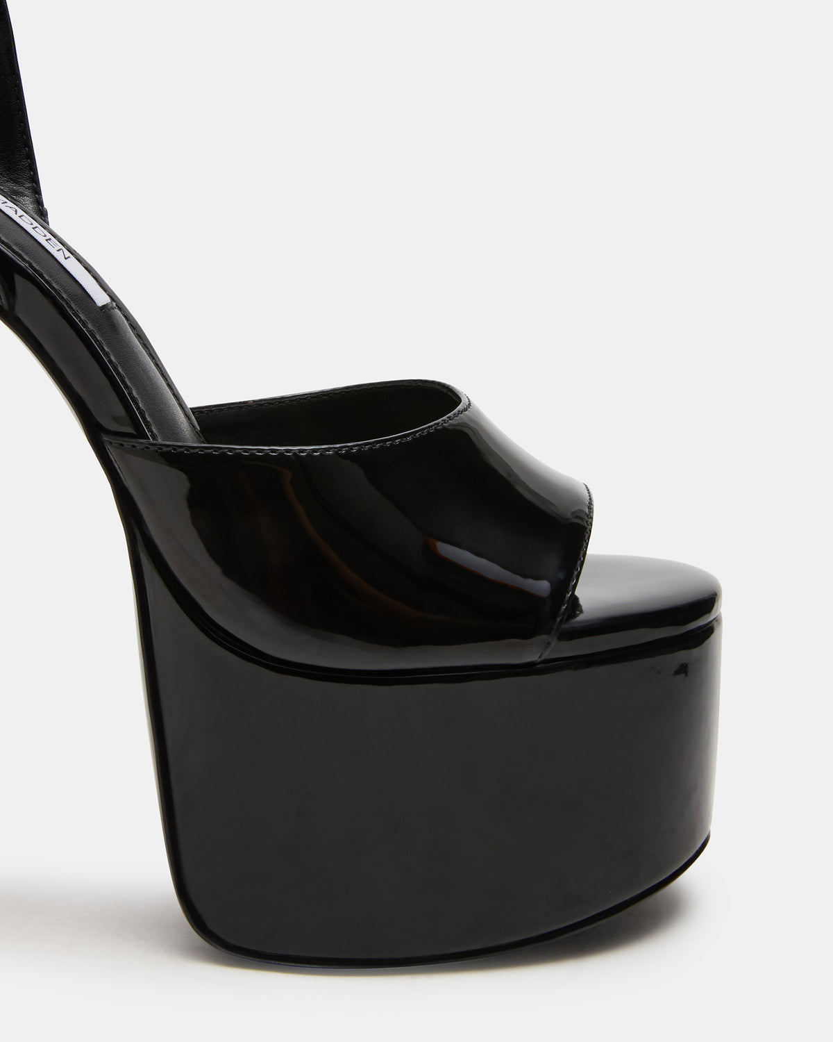 Steve Madden OLYSSIA Black Platform Stiletto Ankle Strap Women's Heel