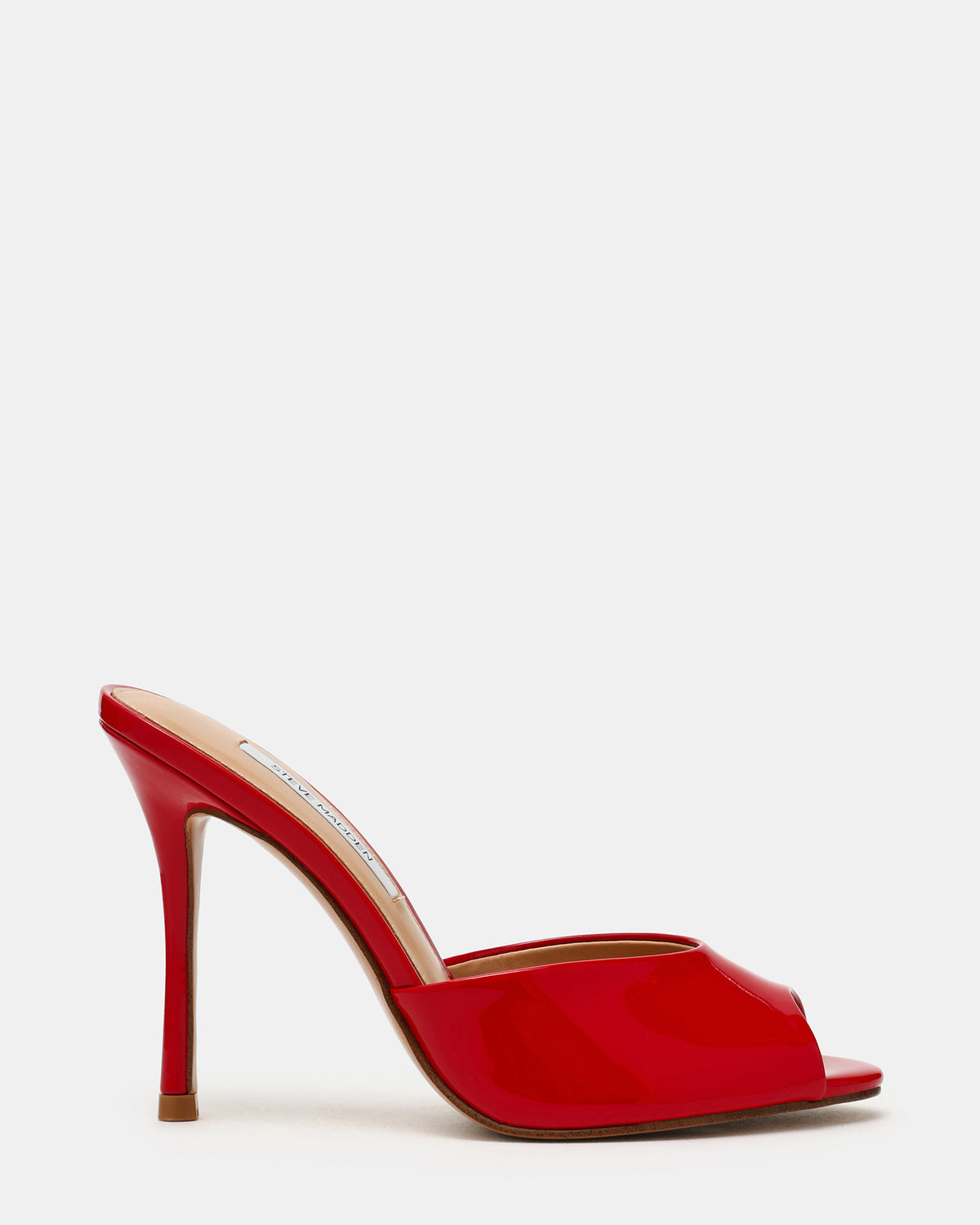 Steve Madden PRIYA Red Patent Mule Women's Heel