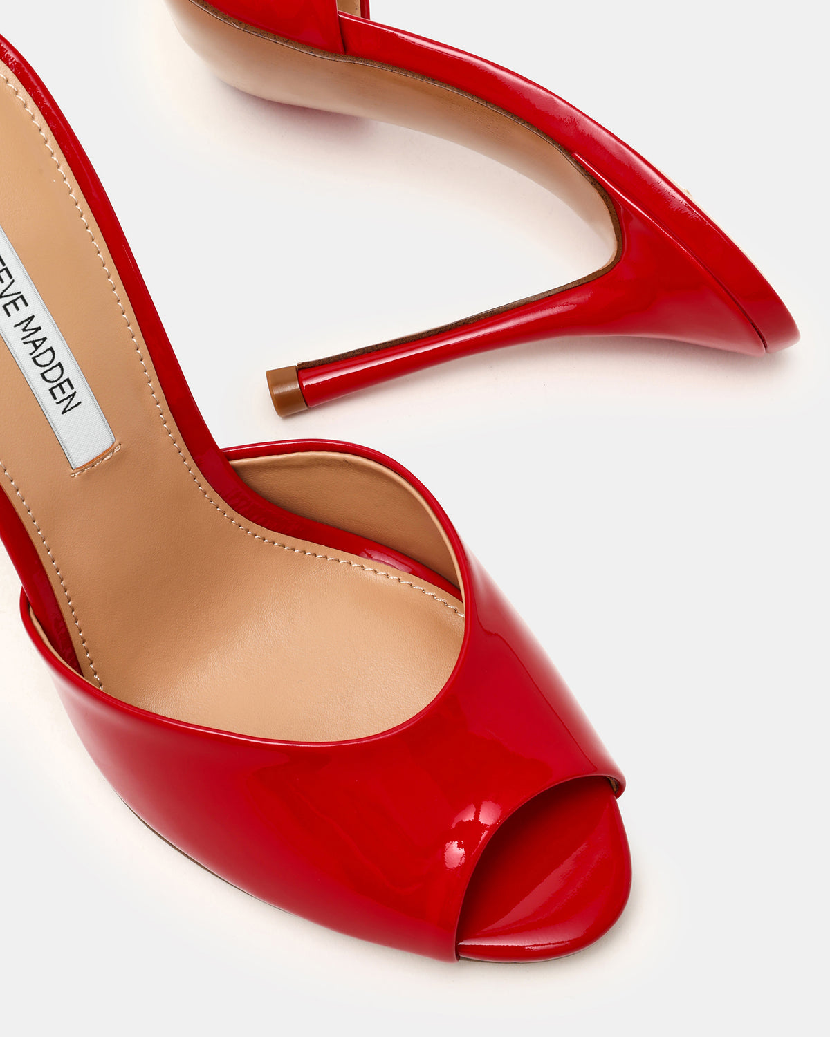 Steve Madden PRIYA Red Patent Mule Women's Heel