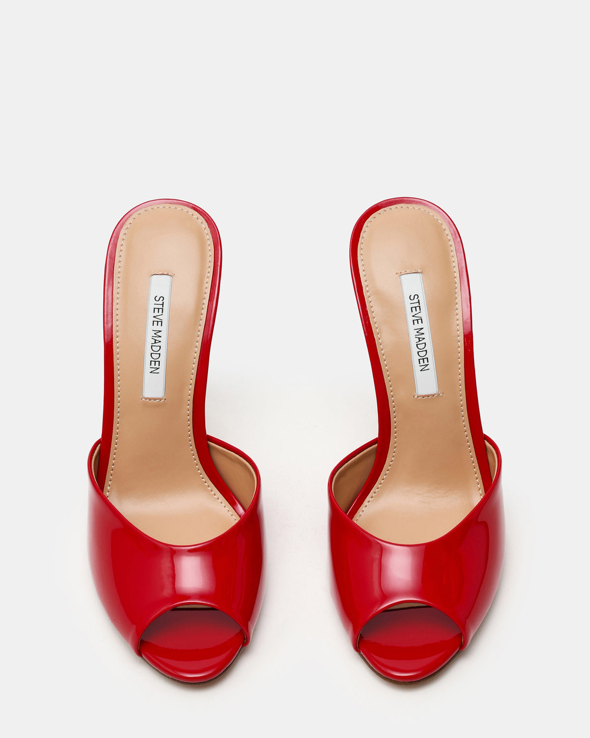 Steve Madden PRIYA Red Patent Mule Women's Heel