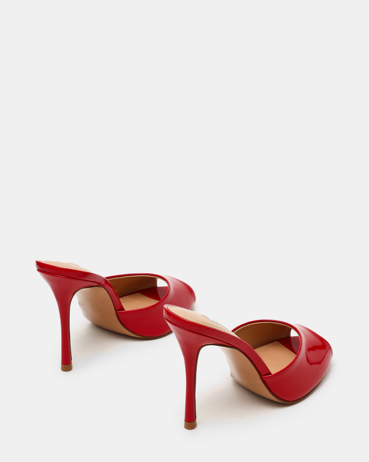 Steve Madden PRIYA Red Patent Mule Women's Heel