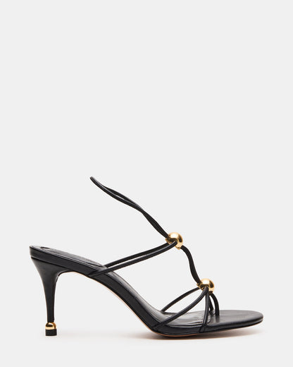 Steve Madden RAMOS Black Strappy Stiletto Women's Heel