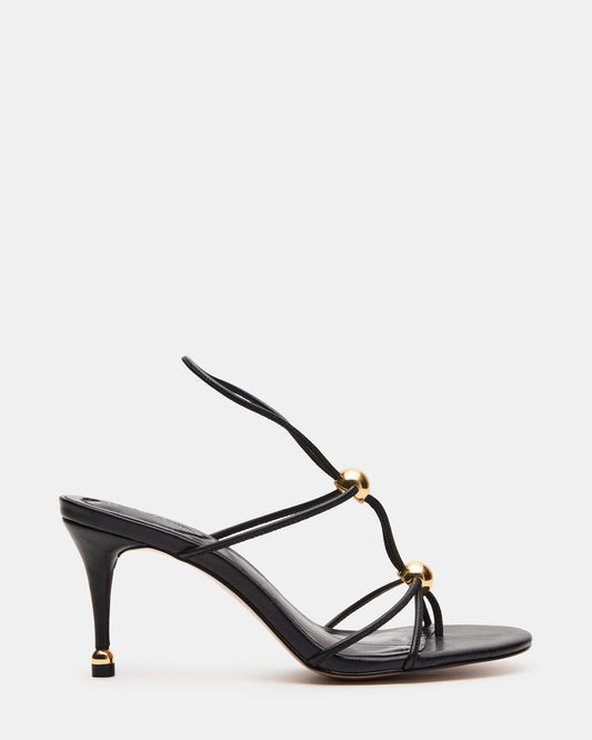 Steve Madden RAMOS Black Strappy Stiletto Women's Heel