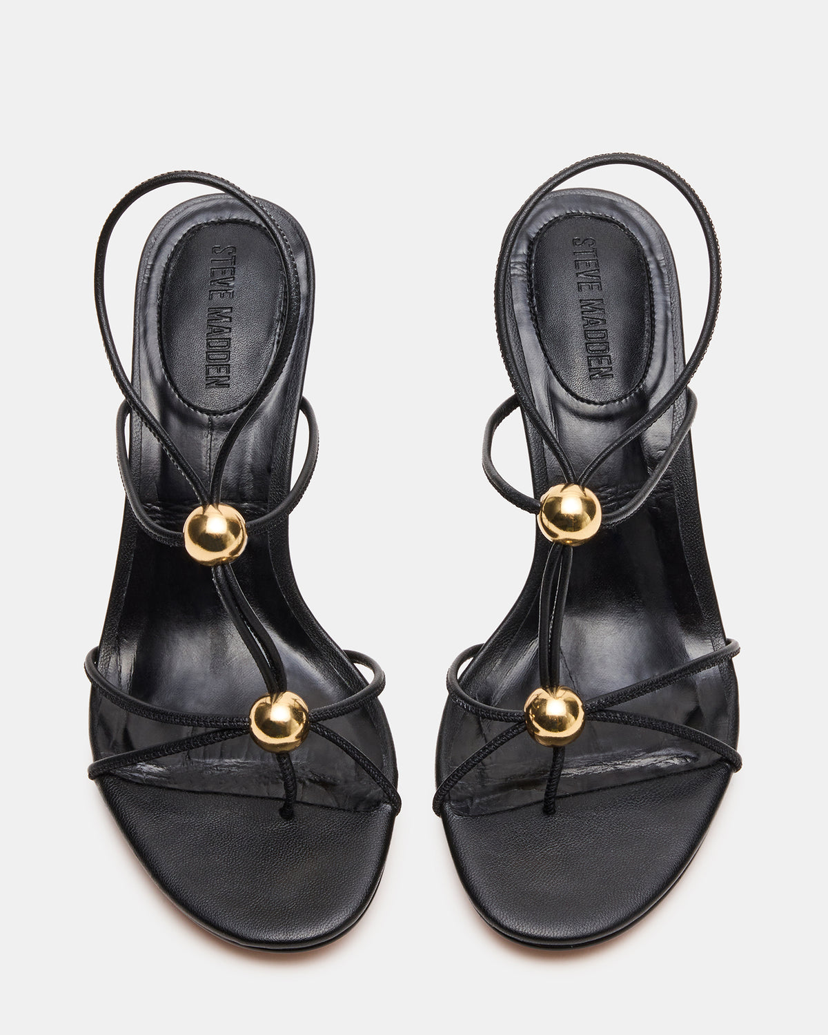 Steve Madden RAMOS Black Strappy Stiletto Women's Heel