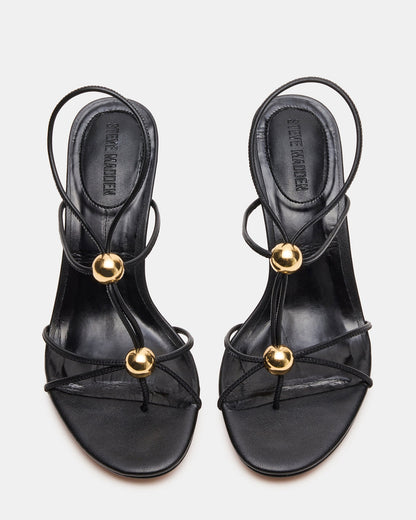 Steve Madden RAMOS Black Strappy Stiletto Women's Heel