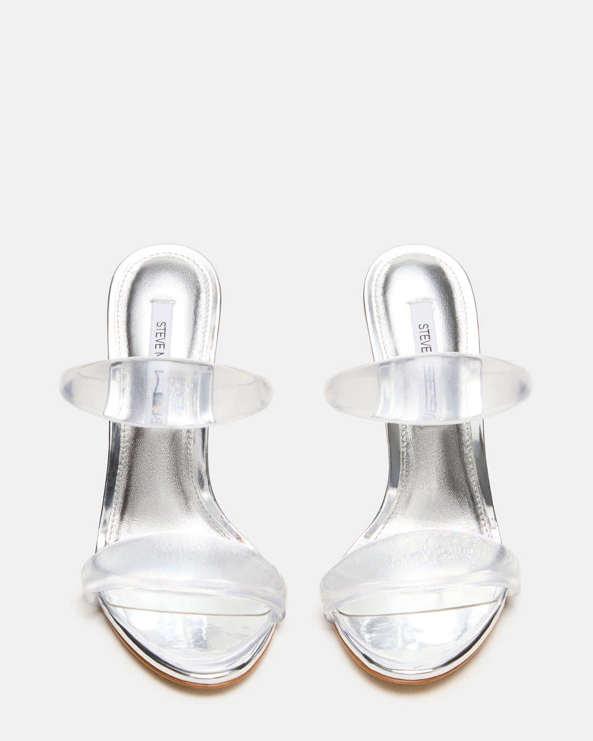Steve Madden SATURN Jelly Clear Stiletto Mule Women's Heel