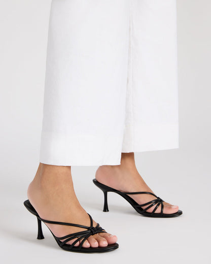 Steve Madden EDNA Natural Raffia Strappy Mule Women's Heel