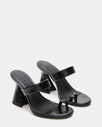 Steve Madden RENIE Black Women's Open Toe Mule Heel