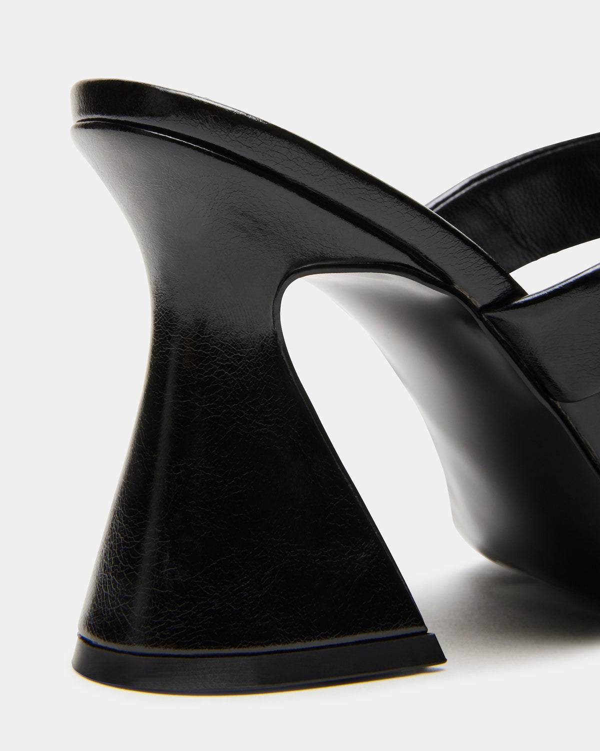 Steve Madden RENIE Black Women's Open Toe Mule Heel