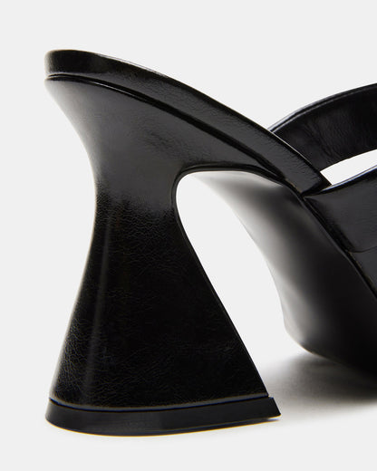 Steve Madden RENIE Black Women's Open Toe Mule Heel