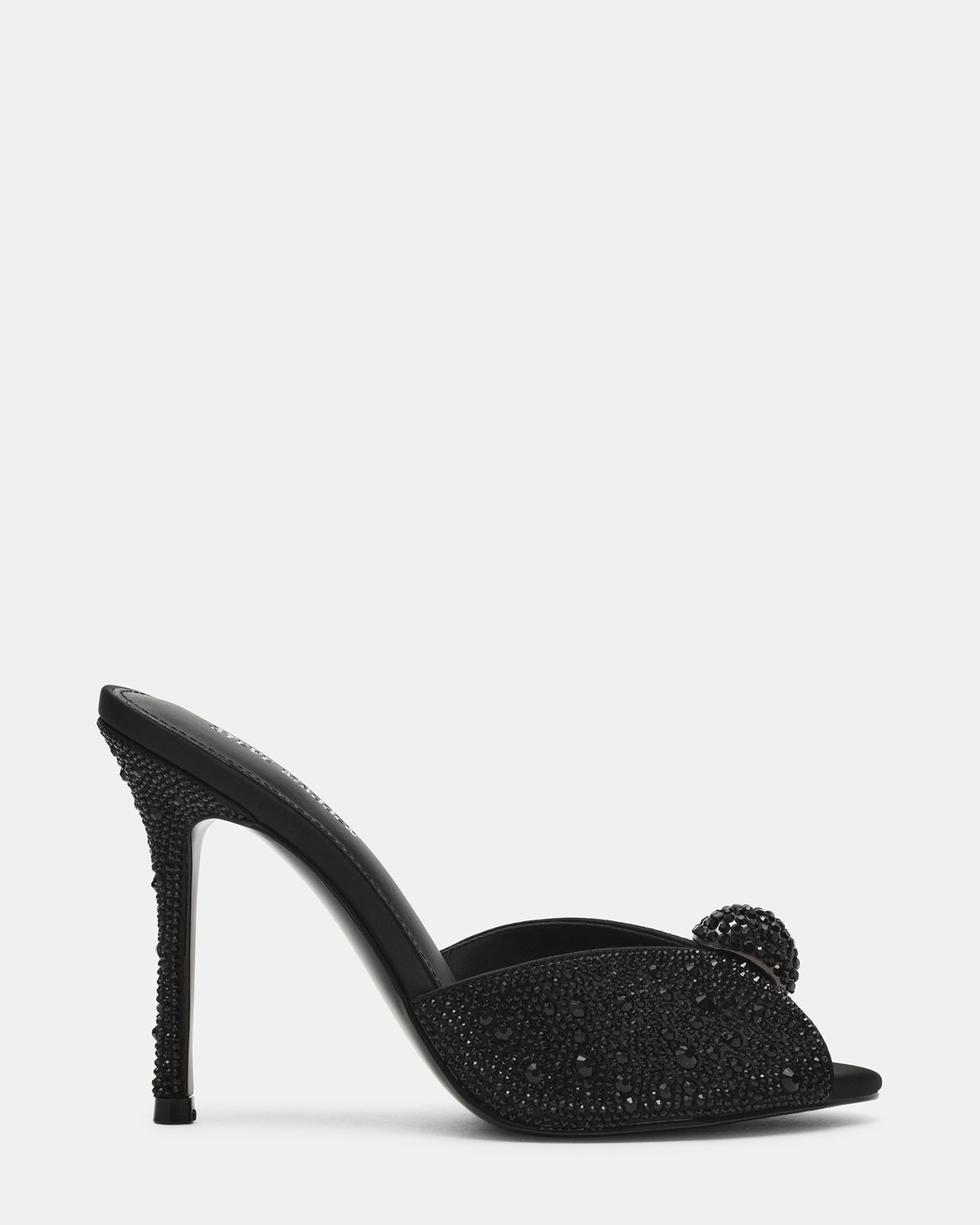Steve Madden PRIYA Black Rhinestones Mule Women's Heel