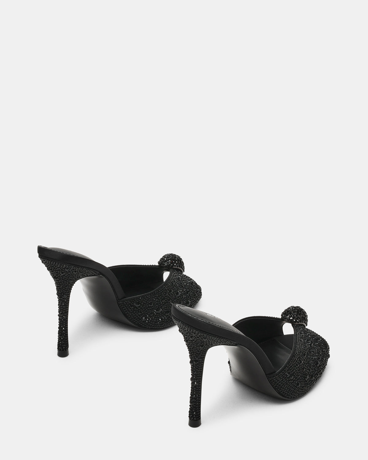 Steve Madden PRIYA Black Rhinestones Mule Women's Heel