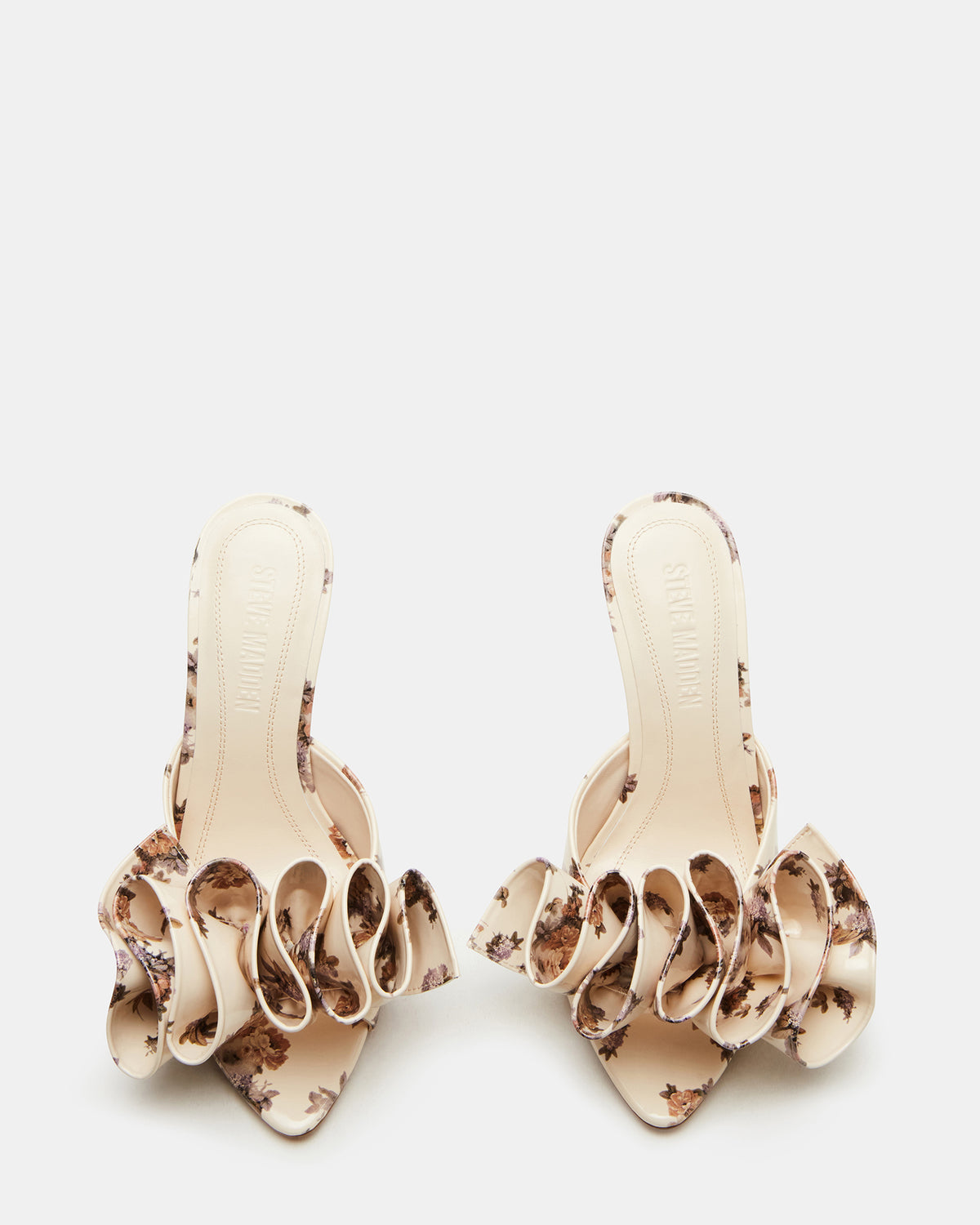 Steve Madden AFFINITY Floral Women's Multi Pointed-Toe Stiletto Mule Heel