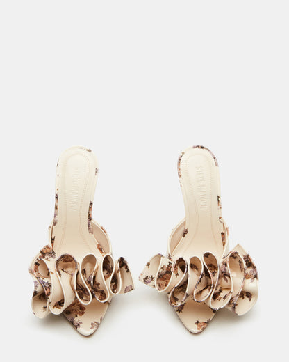 Steve Madden AFFINITY Floral Women's Multi Pointed-Toe Stiletto Mule Heel