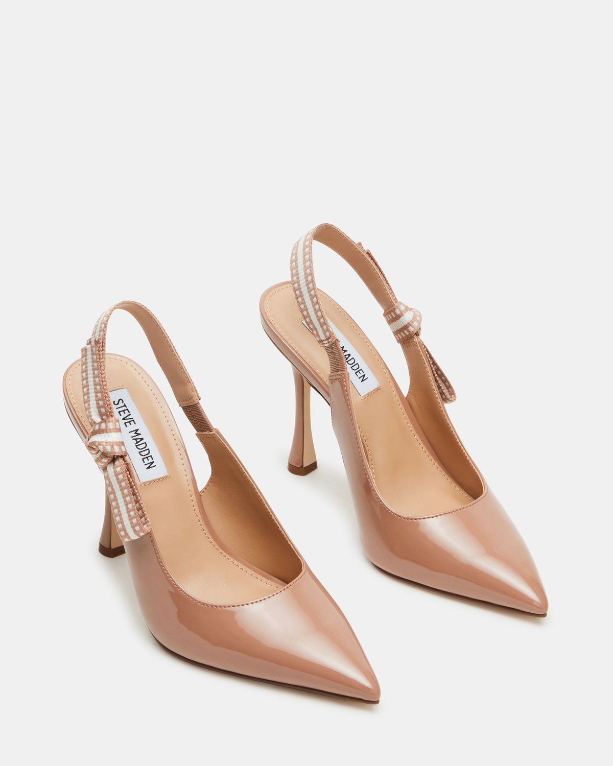 Steve Madden BRI HEEL AND JULIANA BAG BLUSH PATENT BUNDLE | Matching Shoe And Bag