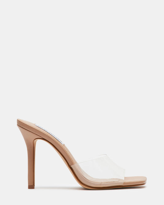 Steve Madden SIGNAL Clear Women's Designer Tall Stiletto Heels