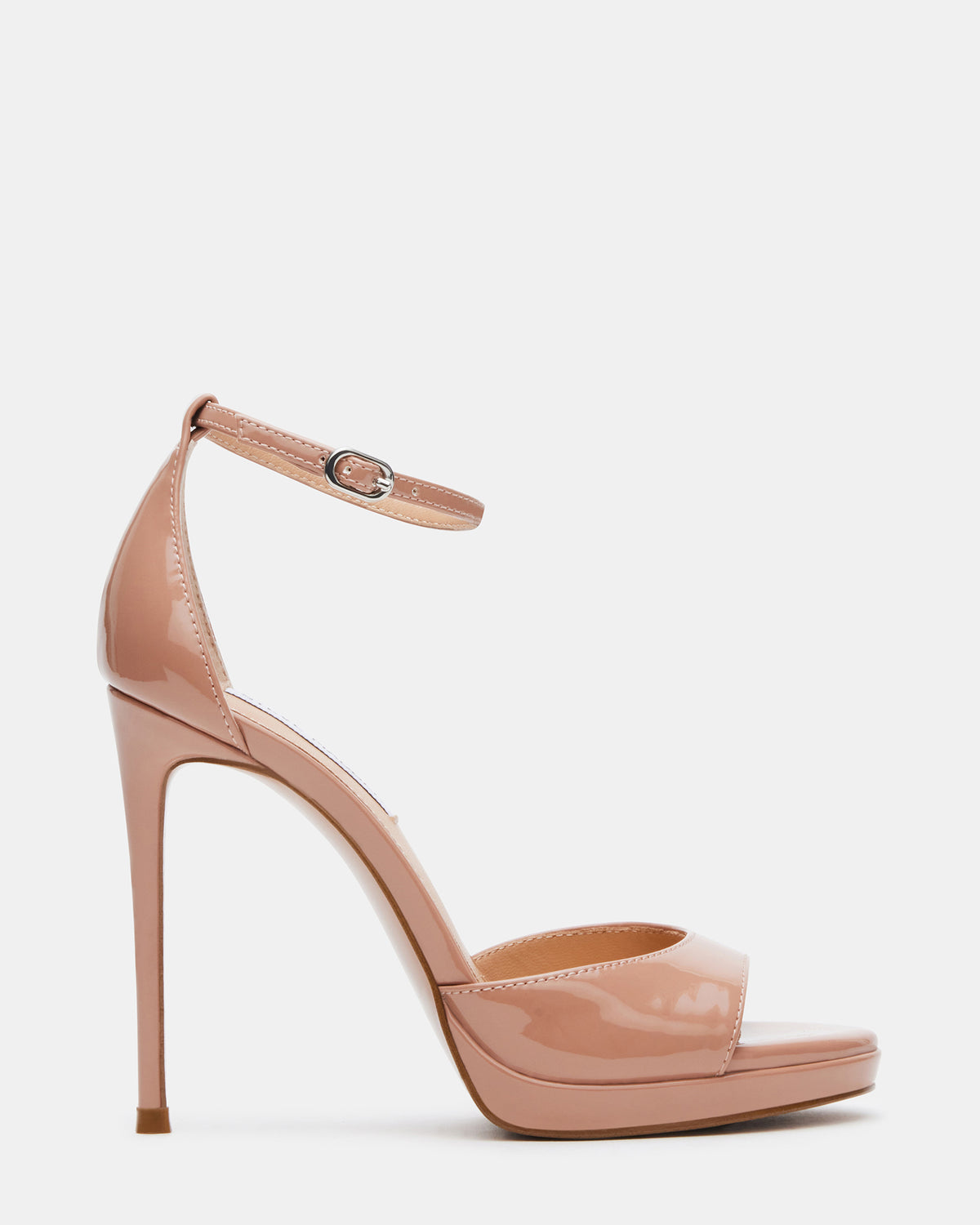 Steve Madden WILEY Blush Patent Women's Open Toe Stiletto Heel