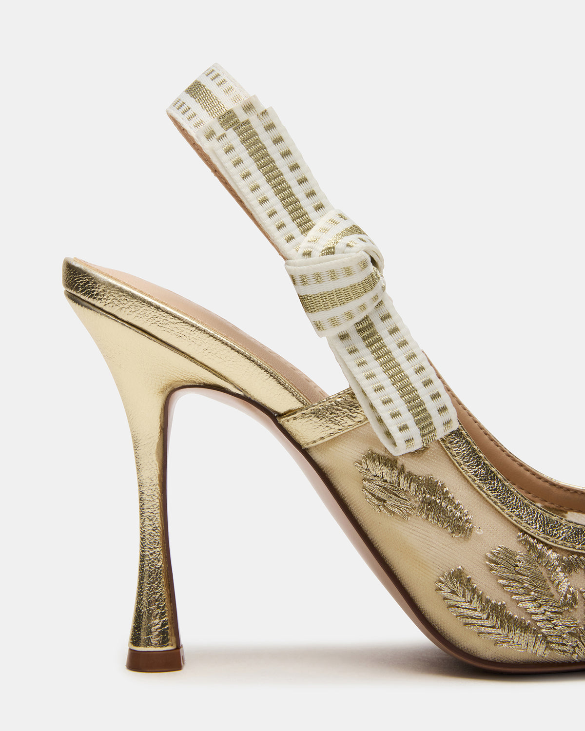 Steve Madden BRI Gold Multi Slingback Pump Women's Heel