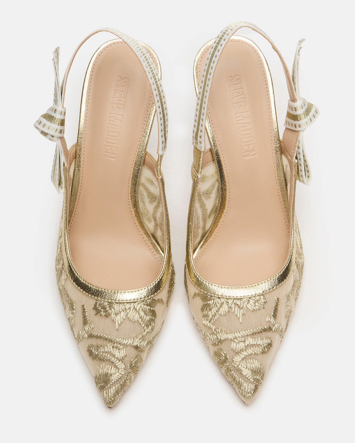Steve Madden BRI Gold Multi Slingback Pump Women's Heel