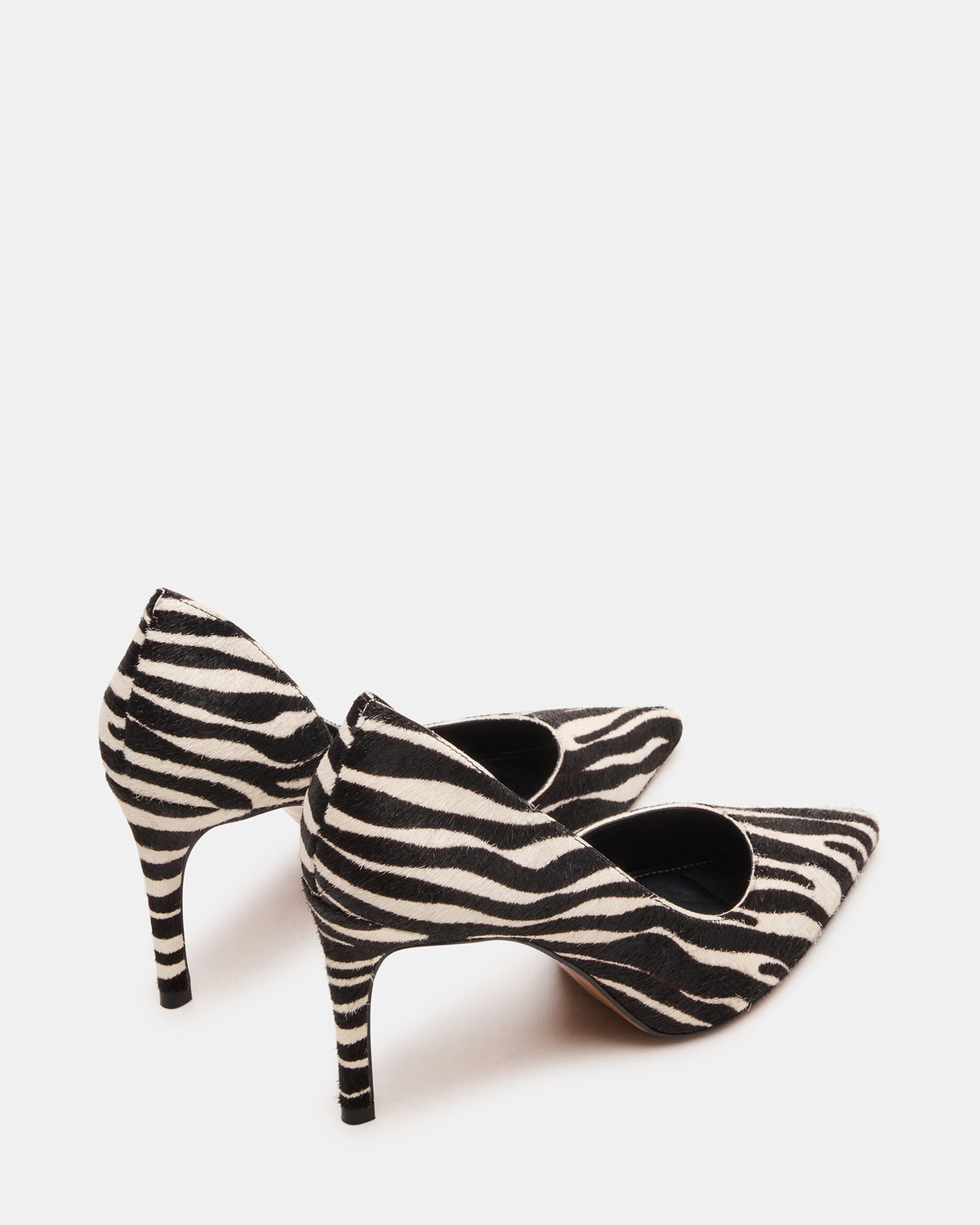 Steve Madden NULA Zebra Pointed-Toe Stiletto Pump Women's Heel