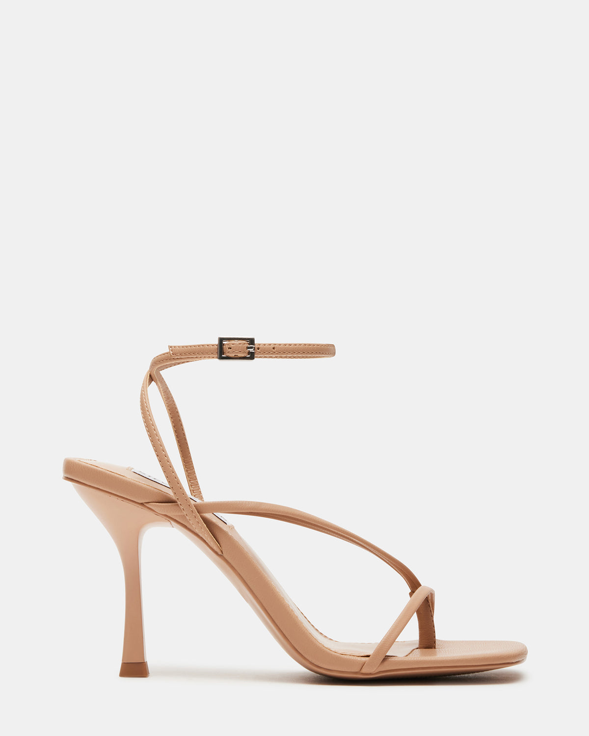 Steve Madden ANNIE Natural Women's Strappy Square Toe Heel