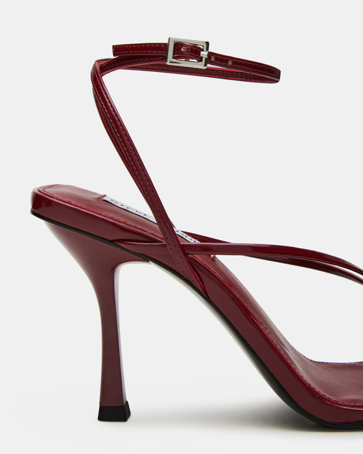 Steve Madden ANNIE Wine Women's Strappy Square Toe Heel