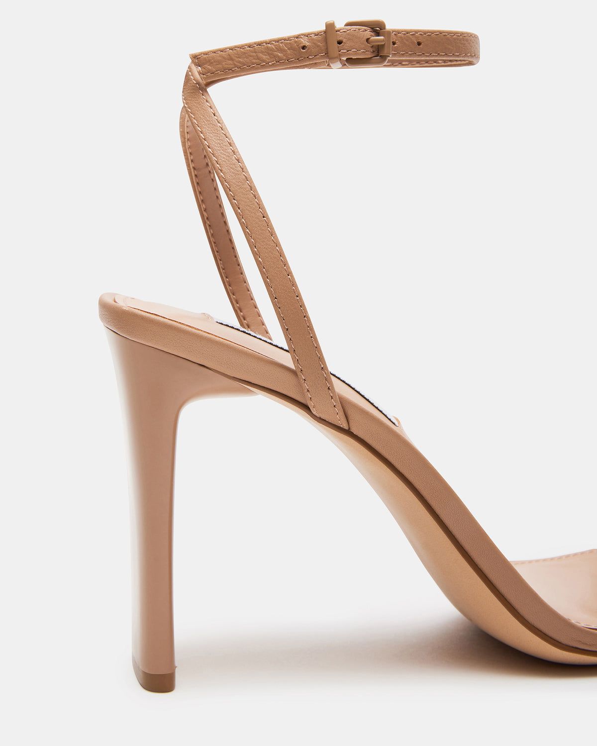 Steve Madden AILENE Tan Leather Square Toe Dress Sandal | Women's Heels