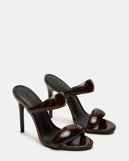 Steve Madden SATURN Tortoise Stiletto Mule Women's Heel