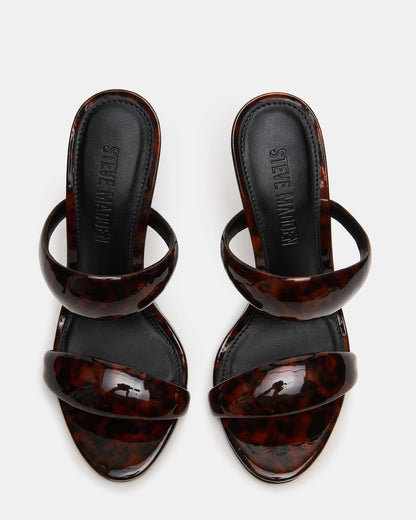 Steve Madden SATURN Tortoise Stiletto Mule Women's Heel