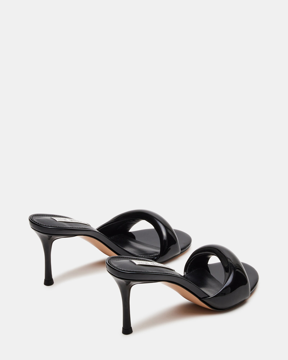 Steve Madden KIERAN Black Patent Mule Heel | Women's Heels