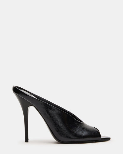 Steve Madden AGAZE Black Peep-Toe Stiletto Women's Heel