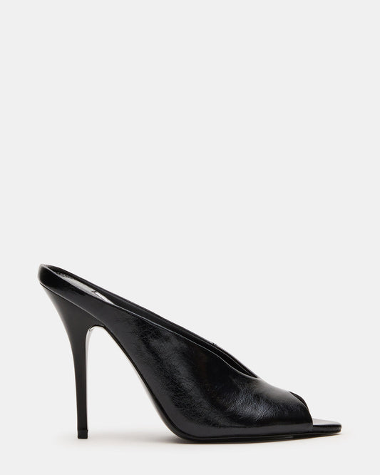 Steve Madden AGAZE Black Peep-Toe Stiletto Women's Heel