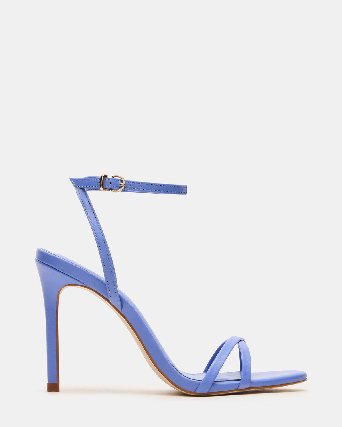 Steve Madden JYPSEY Blue Leather Strappy Stiletto Women's Heel