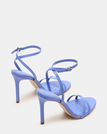 Steve Madden JYPSEY Blue Leather Strappy Stiletto Women's Heel
