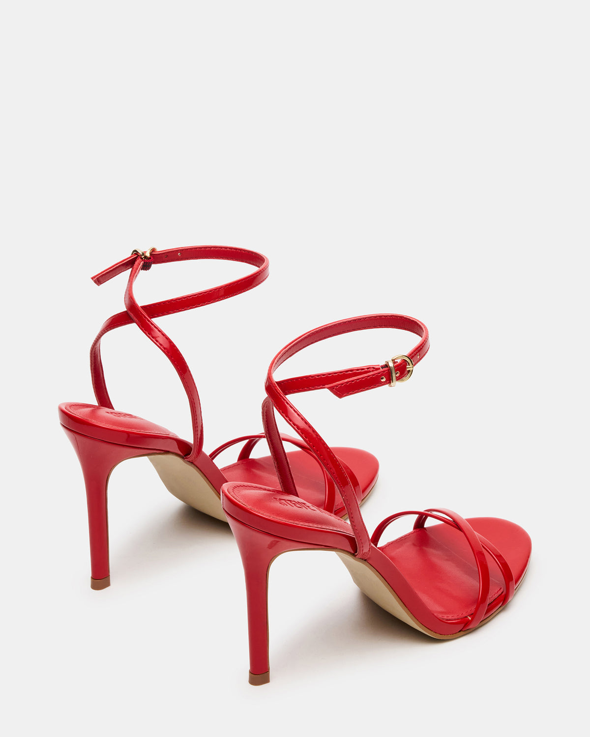 Steve Madden JYPSEY Red Patent Strappy Stiletto Women's Heel