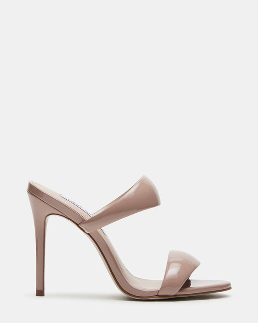 Steve Madden SATURN Blush Patent Stiletto Mule Women's Heel