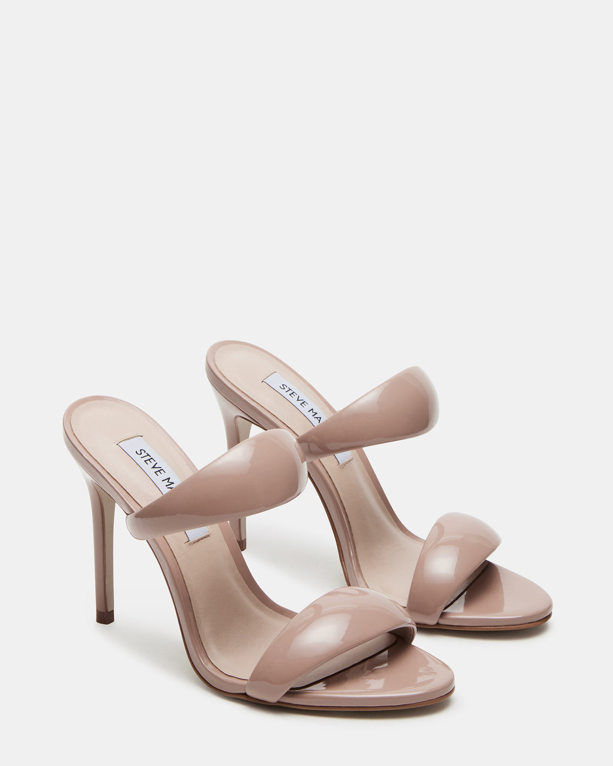 Steve Madden SATURN Blush Patent Stiletto Mule Women's Heel