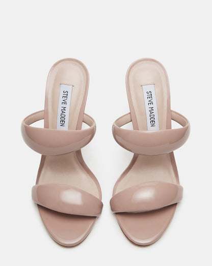 Steve Madden SATURN Blush Patent Stiletto Mule Women's Heel