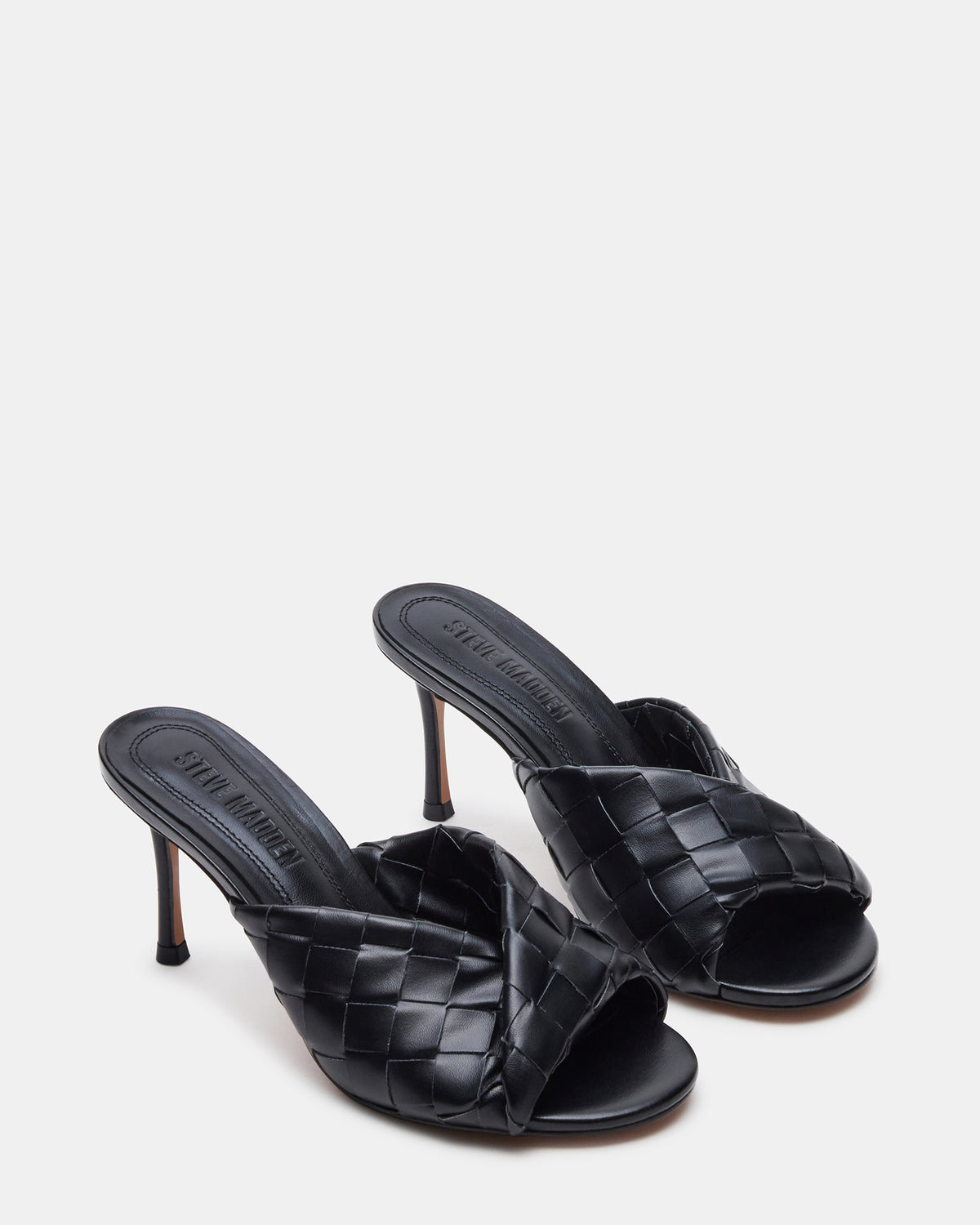 Steve Madden KOUTURE Black Stiletto Mule Heel | Women's Heels