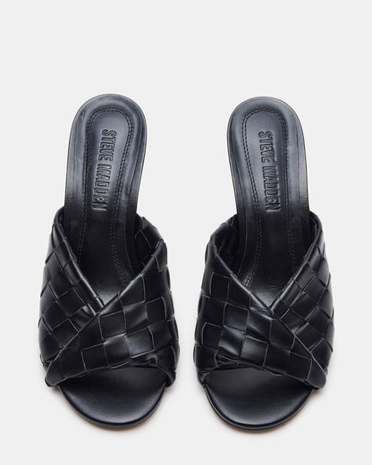 Steve Madden KOUTURE Black Stiletto Mule Heel | Women's Heels
