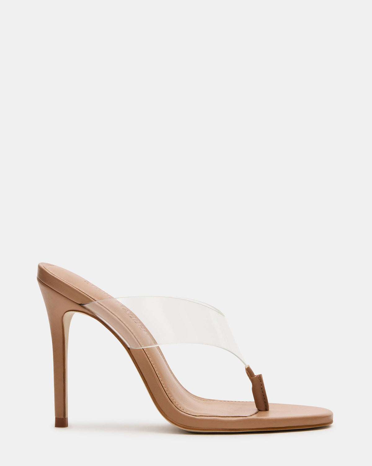 Steve Madden SABINE Clear Thong Mule Heel Women's Heel
