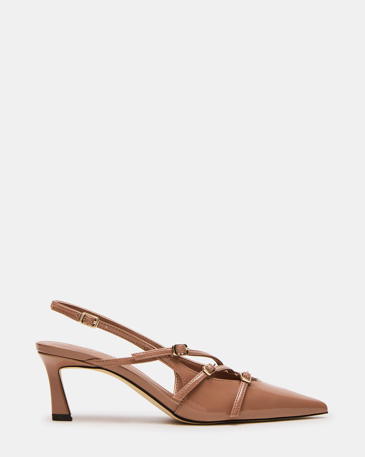 Steve Madden LIANA Mocha Women's Slingback Pointed-Toe Low Heel