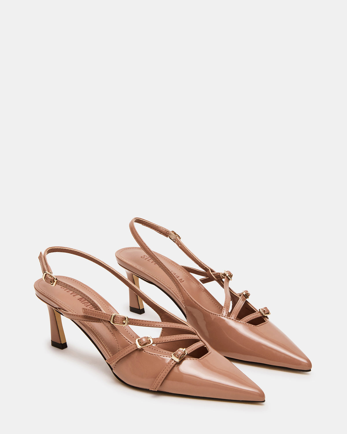 Steve Madden LIANA Mocha Women's Slingback Pointed-Toe Low Heel