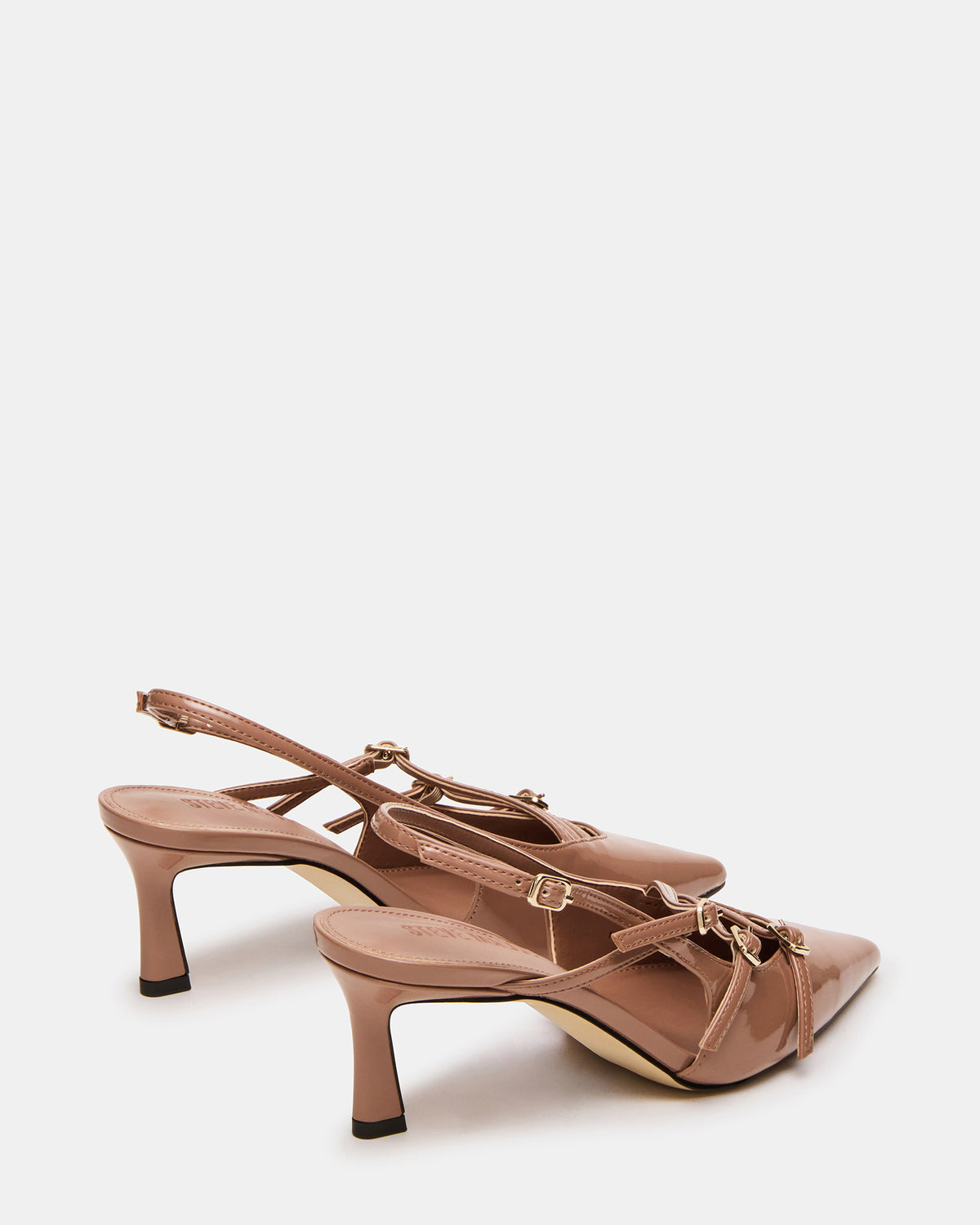 Steve Madden LIANA Mocha Women's Slingback Pointed-Toe Low Heel