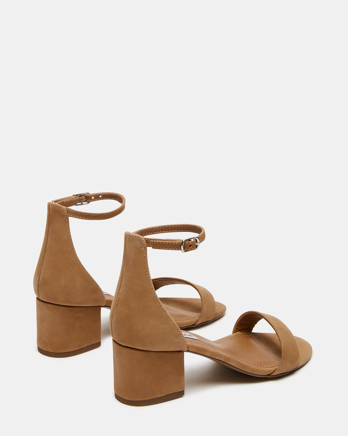 Steve Madden IRENNEW Tan Nubuck Women's Wide Width Heeled Sandal