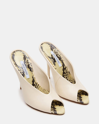 Steve Madden AGAZE Bone Multi Peep-Toe Stiletto Women's Heel