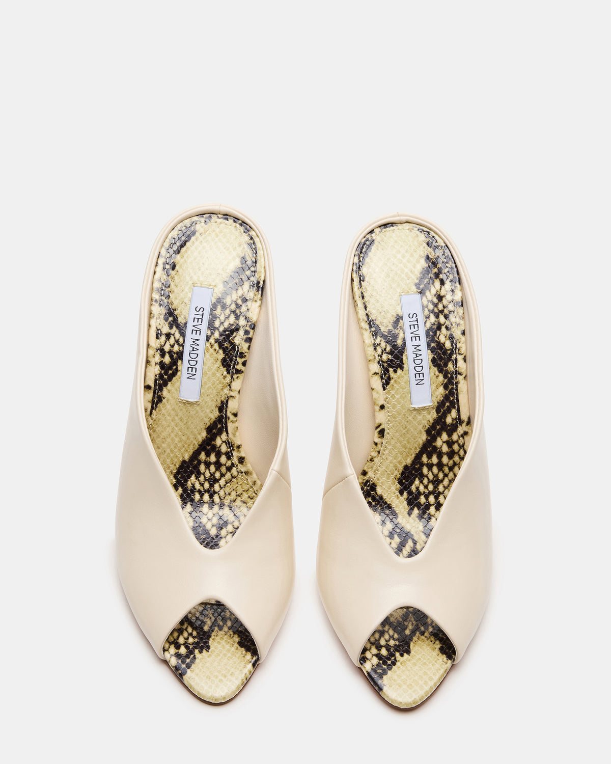 Steve Madden AGAZE Bone Multi Peep-Toe Stiletto Women's Heel